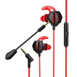 E-sports with microphone plug and play gaming headset in-ear mobile phone computer universal wired headphones